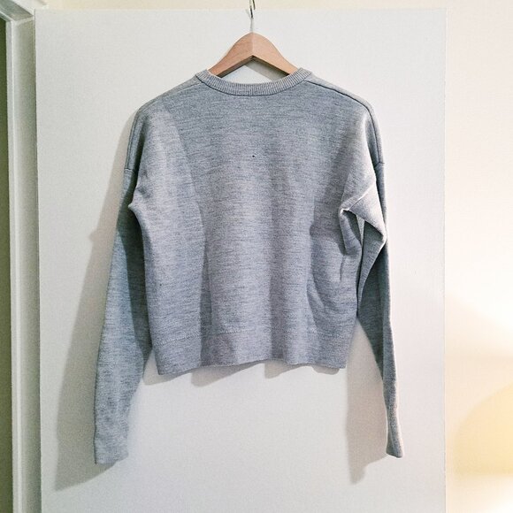 Icebreaker Gray Crew Neck Sweater - Picture 2 of 5